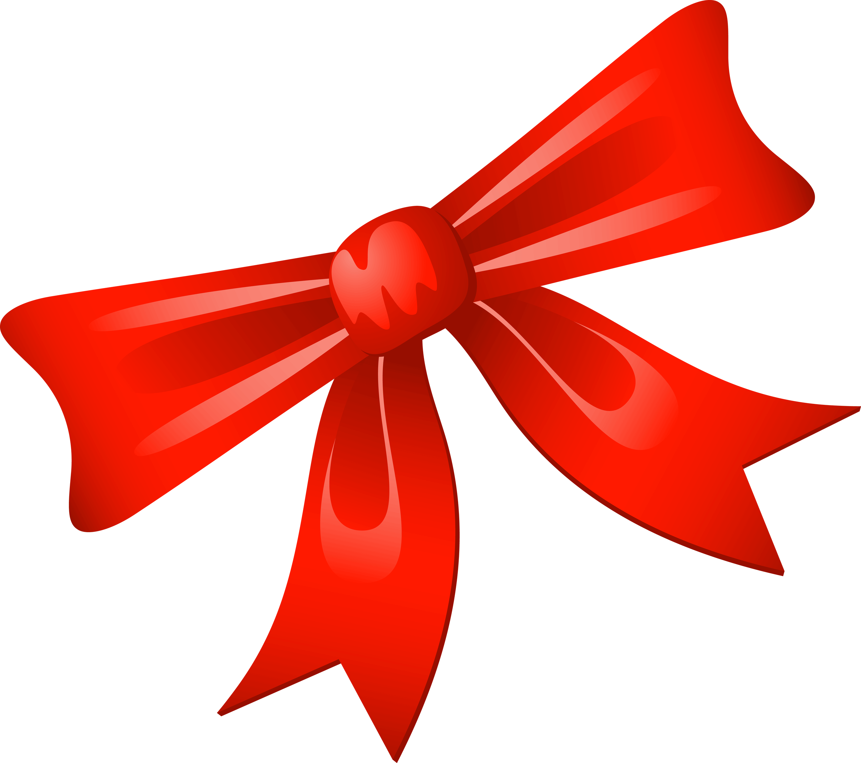 Gift Bows Christmas Clipart.