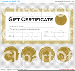 Christmas Gift Certificate Clipart.