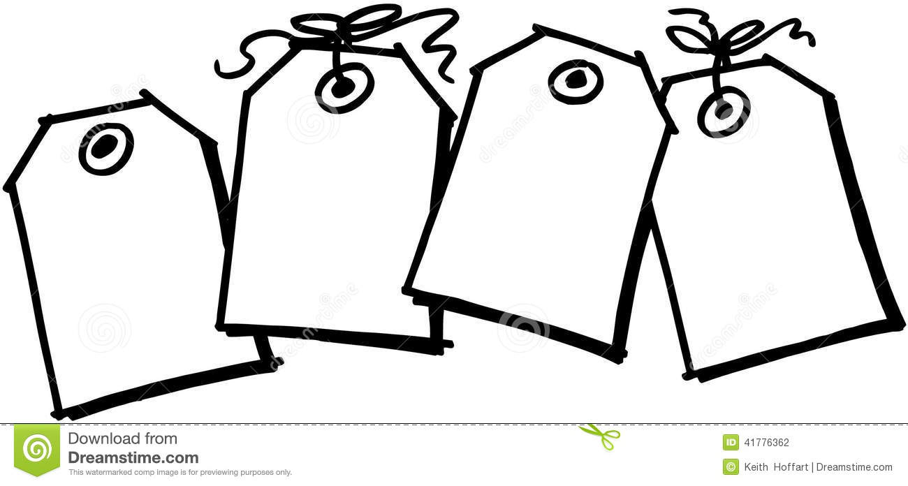 Clipart gift tag.