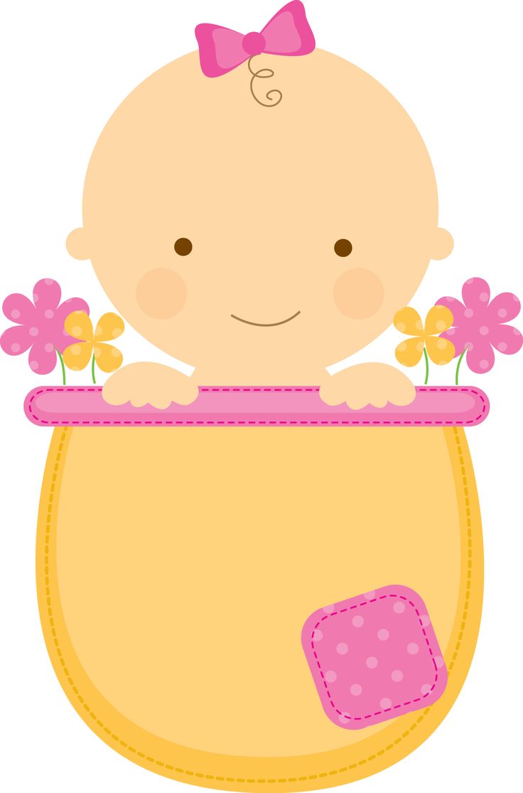 Cute clipart girlie baby.