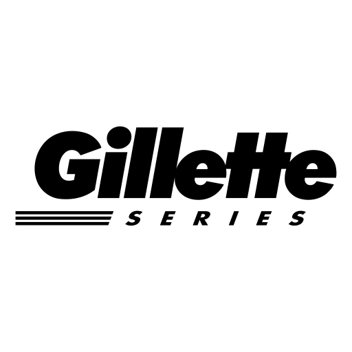 Gillette Logo Icon of Flat style.