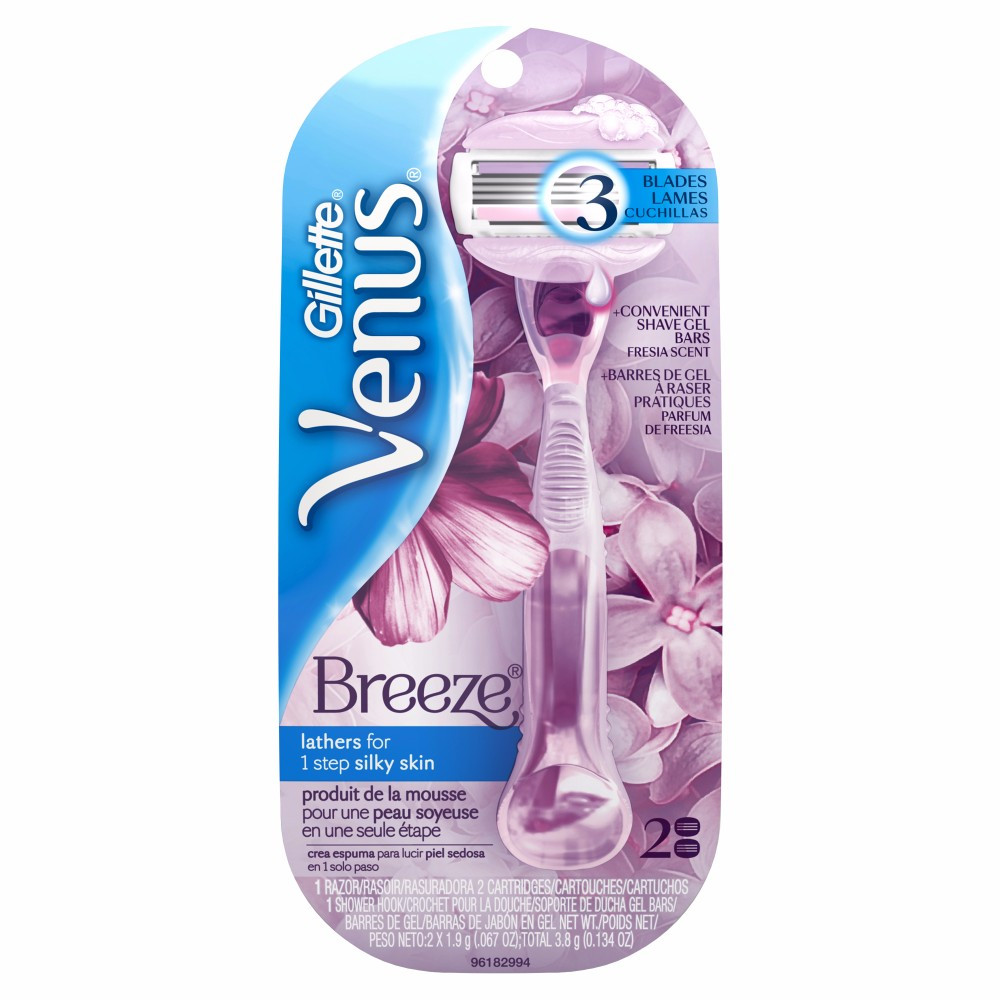 Gillette Venus Breeze Women\'s Razor, 1 Count.