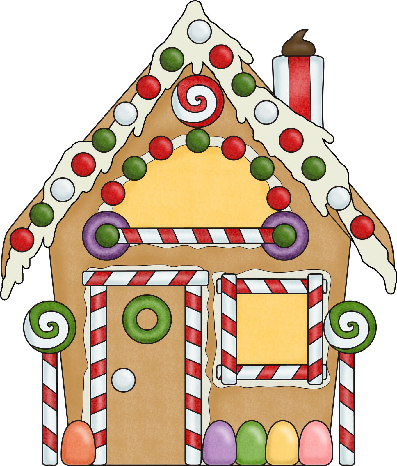 Gingerbread House Clipart.