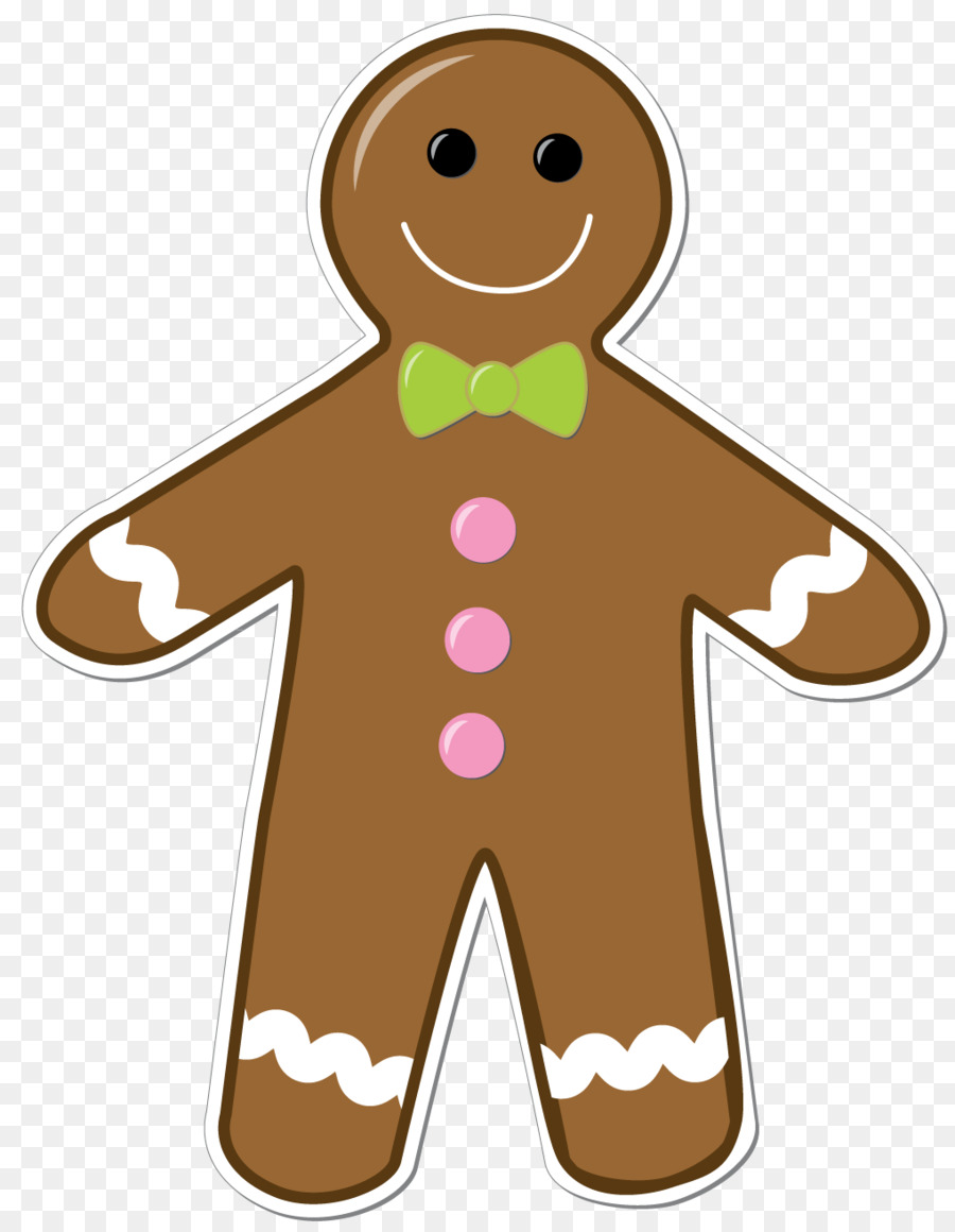 Christmas Gingerbread Man clipart.