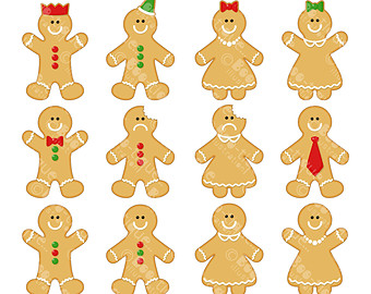 Gingerbread clipart.