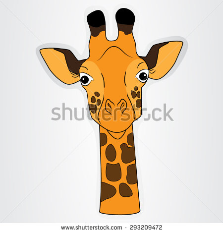 Giraffe Face Stock Images, Royalty.