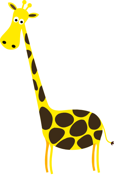 Cartoon Giraffe Clip Art at Clker.com.