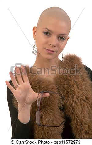 Picture of Bald girl.