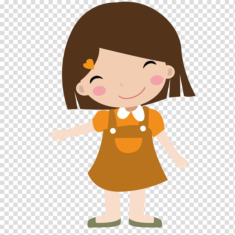 Girl , Cute girl transparent background PNG clipart.