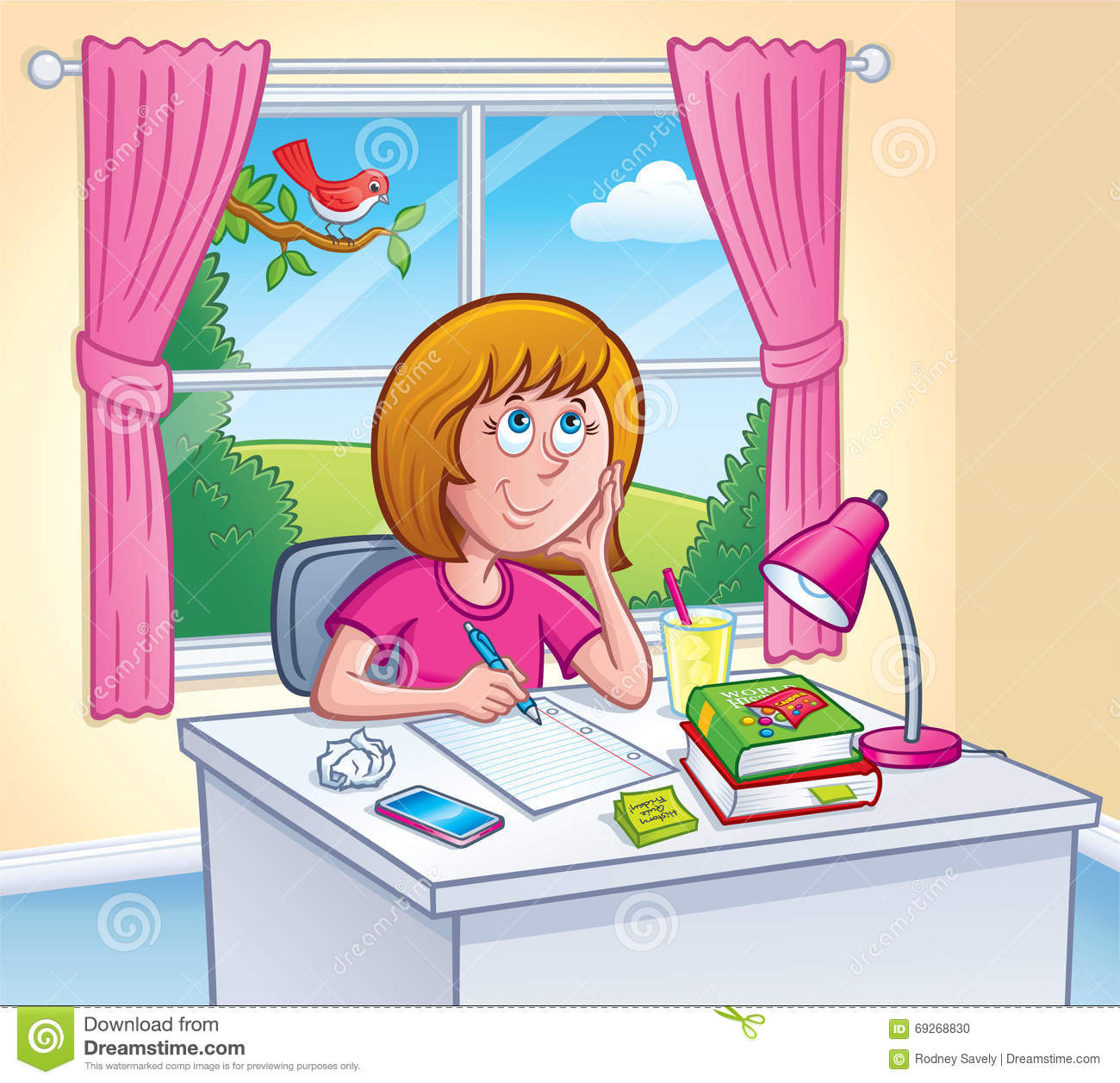 girl doing school work clipart 20 free Cliparts | Download images on