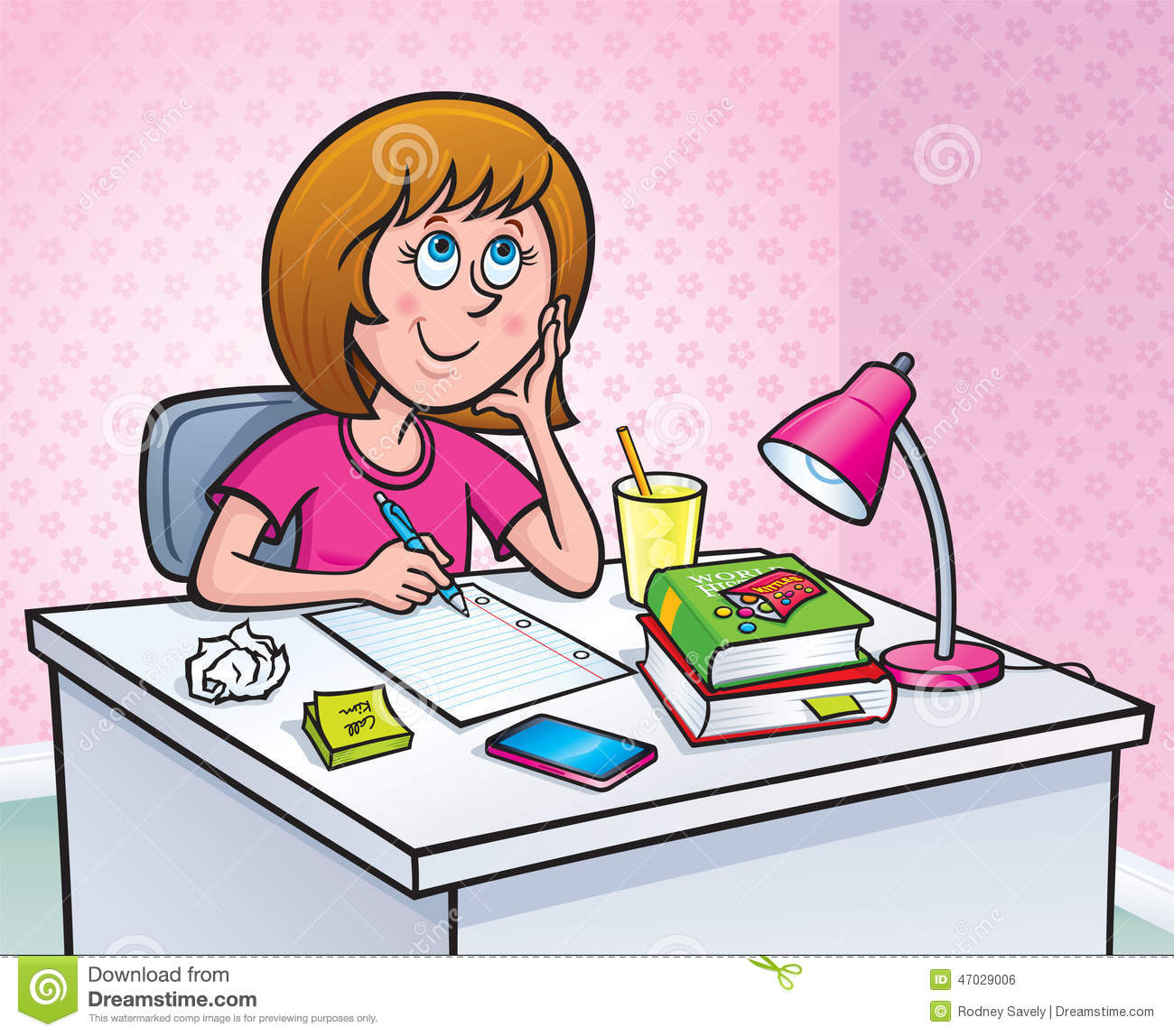 girl doing school work clipart 20 free Cliparts | Download images on