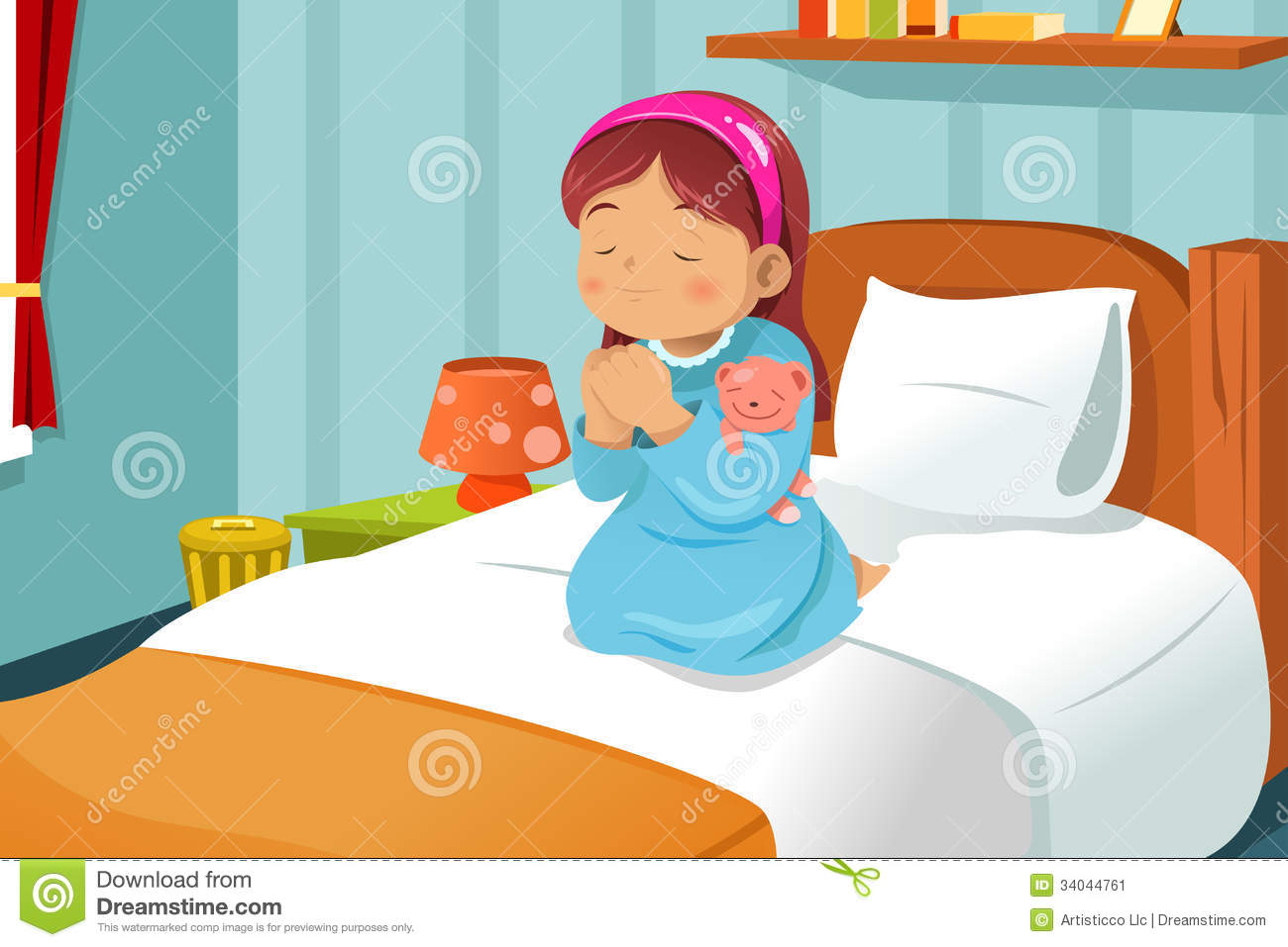 Go to bed clipart girl 6 » Clipart Station.