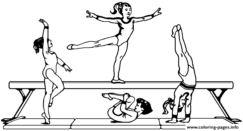 girl gymnastics clipart color pages 20 free Cliparts | Download images