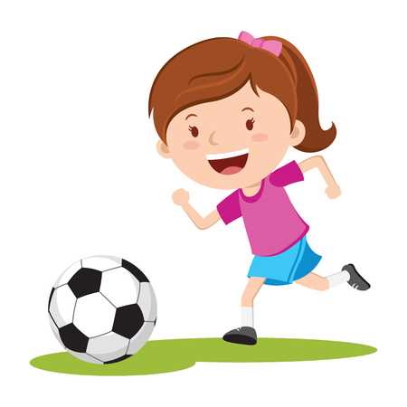 13,290 Girl Soccer Cliparts, Stock Vector And Royalty Free Girl.