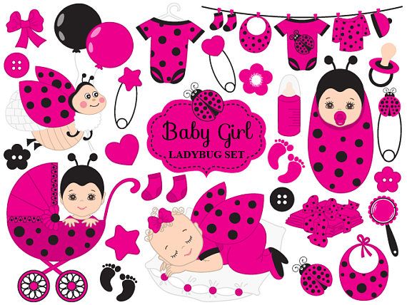 Baby Ladybug Clipart.