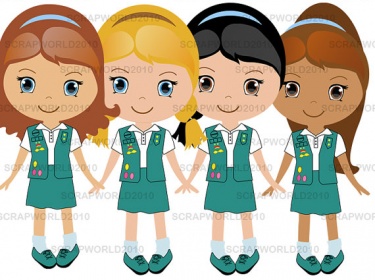 Junior Girl Scout Clipart.