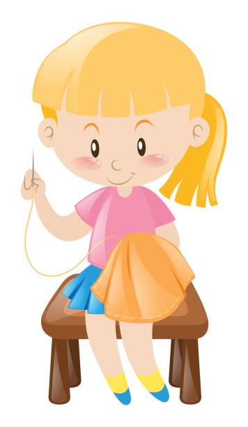 girl sewing clipart 10 free Cliparts | Download images on Clipground 2023