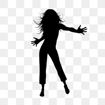 Girl Silhouette PNG Images.