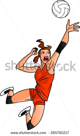 girl spiking volleyball clipart 20 free Cliparts | Download images on ...