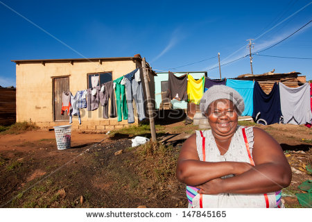 Girl Standing In Front Of House Clipart.