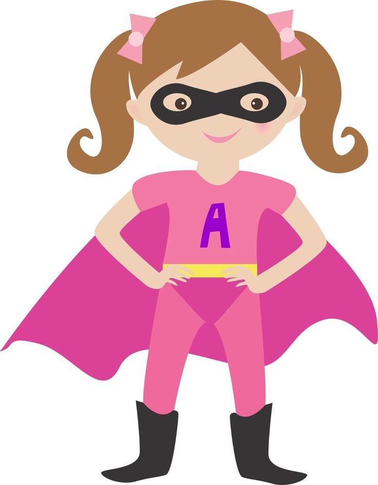 Superhero Girl Cliparts.