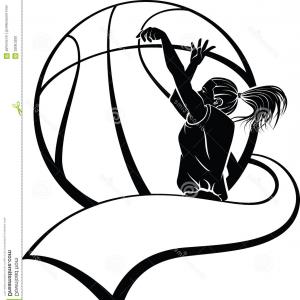 Girls Basketball Clip Art Valentines Day Clipart.