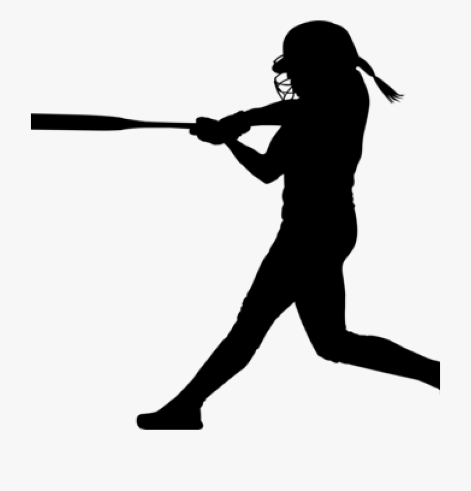 Softball Player Clipart Black And White 10 Free Cliparts Download