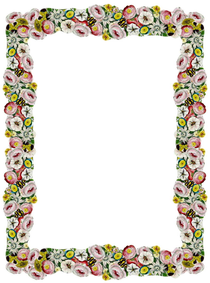 Girly Border PNG Images Transparent Free Download.