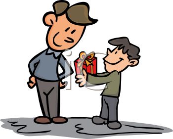 Gift Giving Clipart.