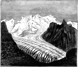 Glacier of Zermatt.
