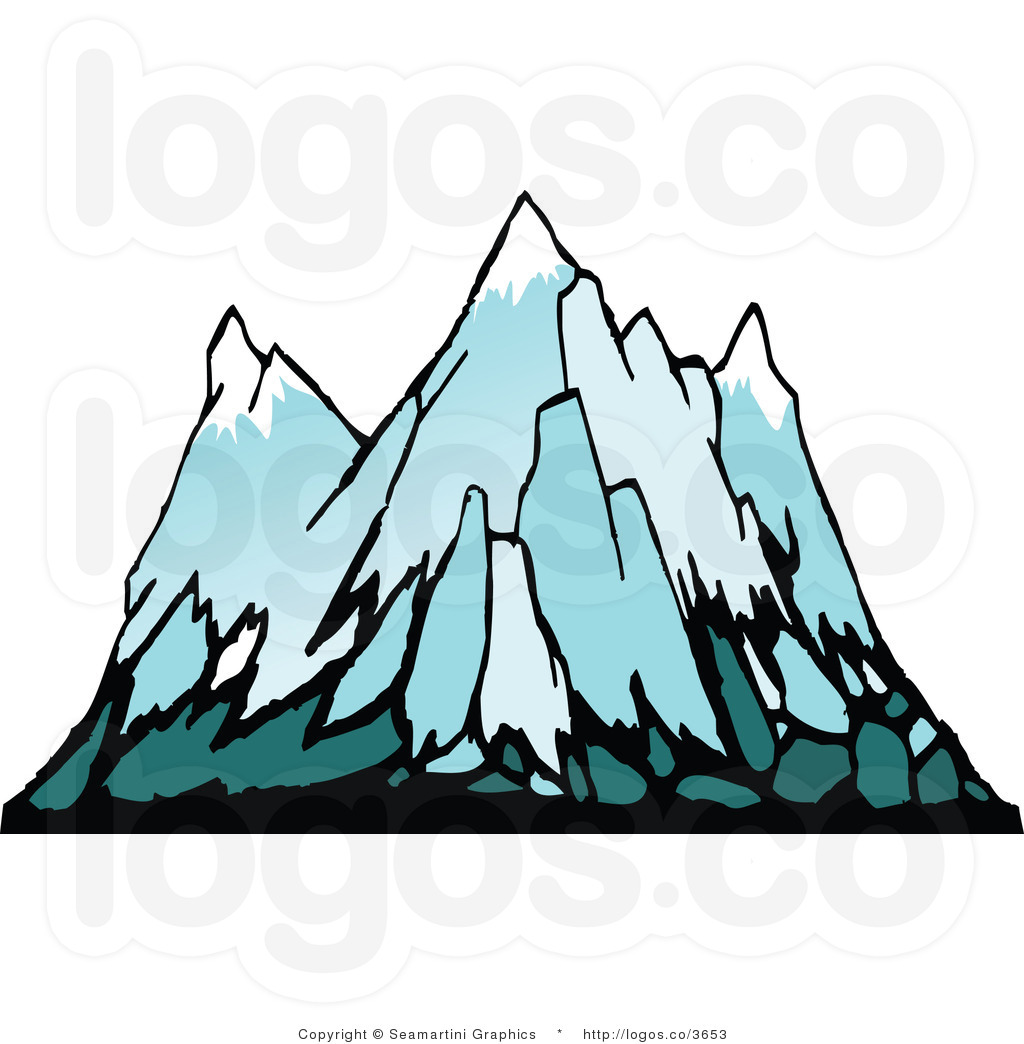 Mountain Clipart Black And White.