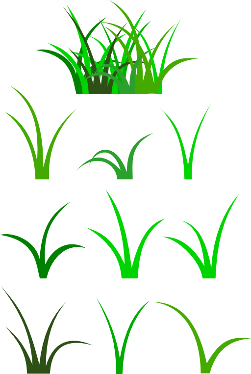 Grass Clipart Black And White.