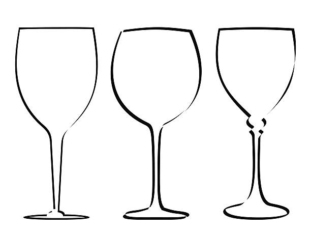 Wine Glass Stems Clip Art, Vector Images & Illustrations.