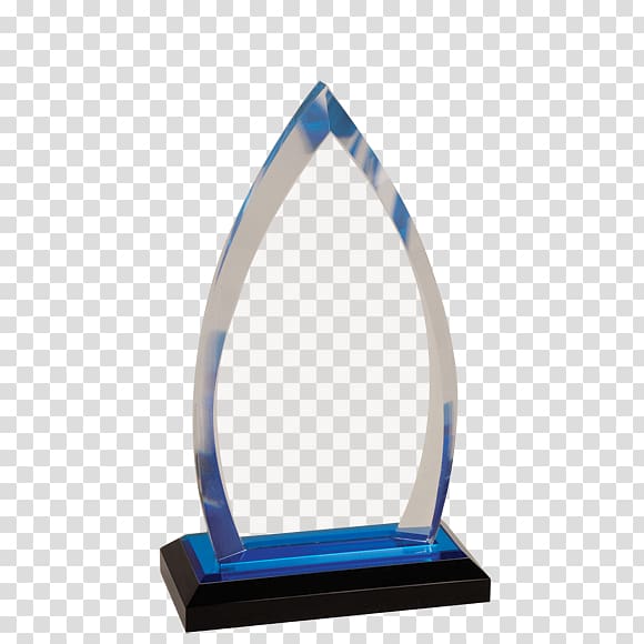 Award Poly Engraving Trophy Glass, PARADİSE transparent.
