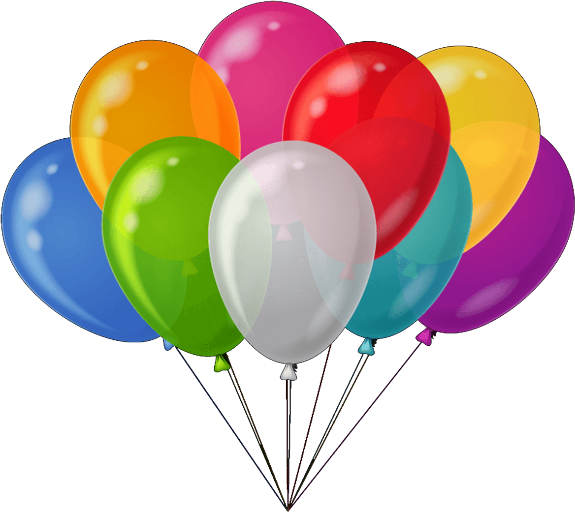 Globos De Fiesta Png Clipart.