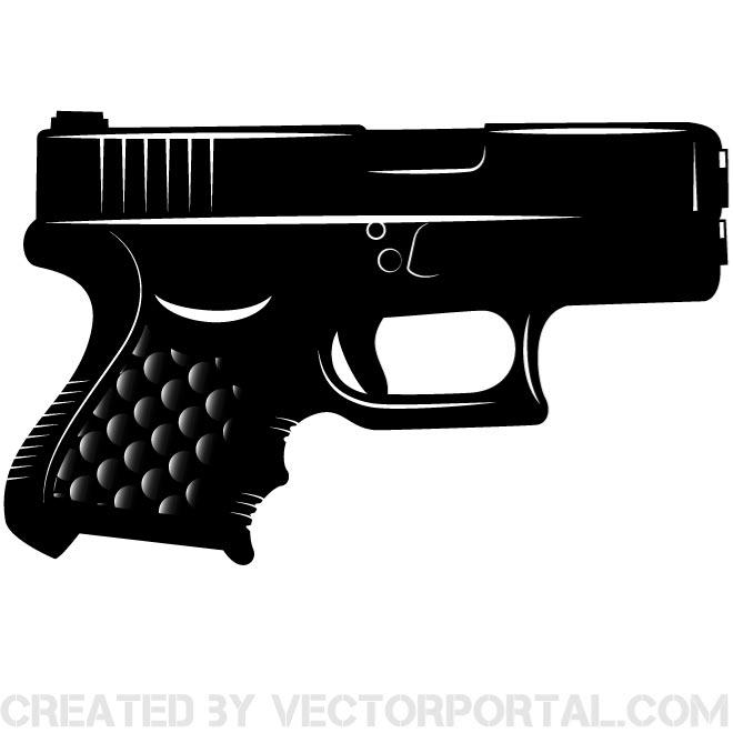 9mm Glock Clipart.