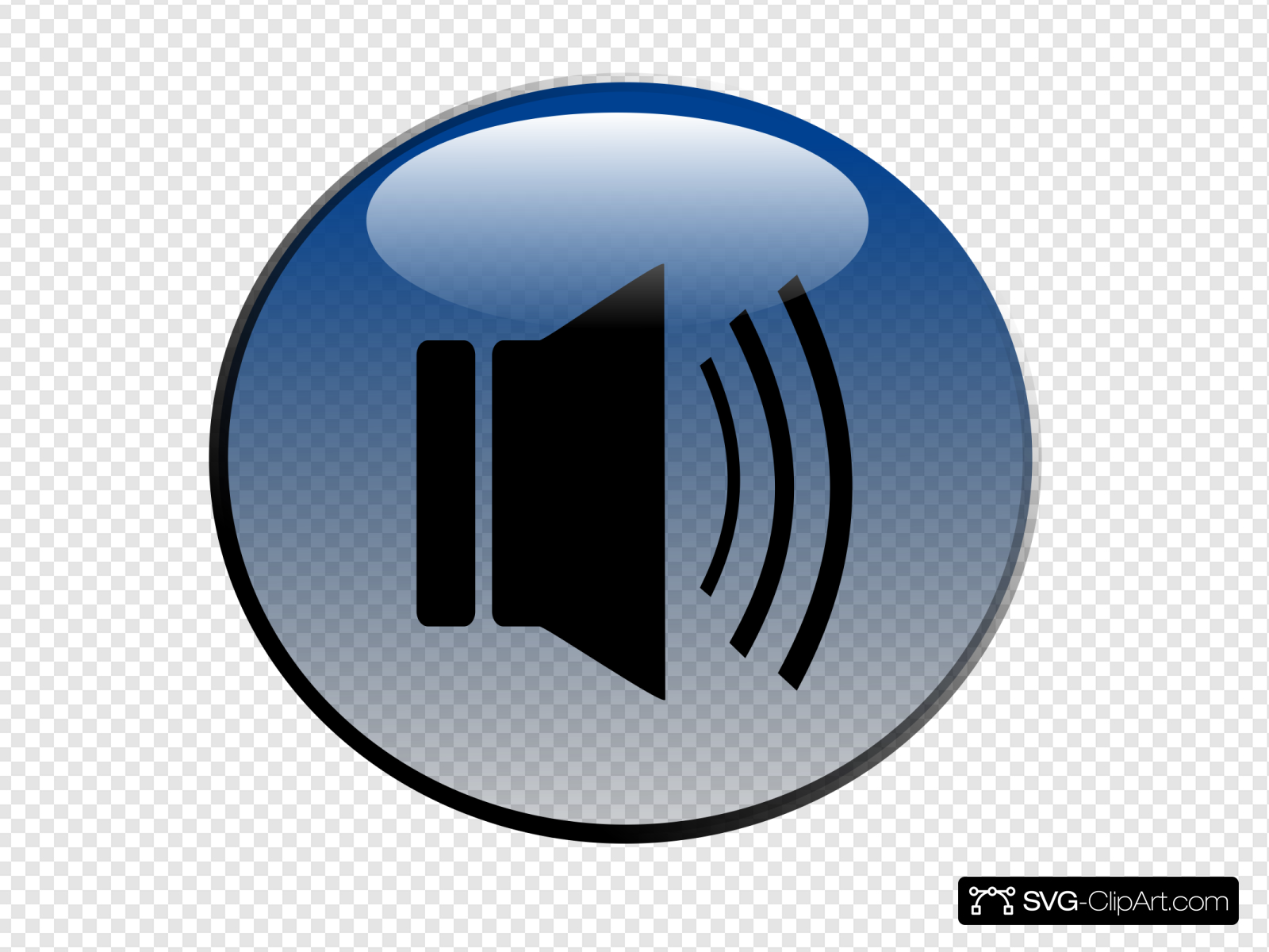 Audio Speaker Glossy Icon Clip art, Icon and SVG.