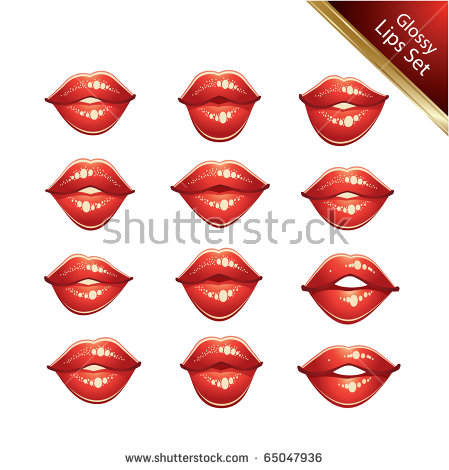 Pouting Red Lips Stock Vectors, Images & Vector Art.