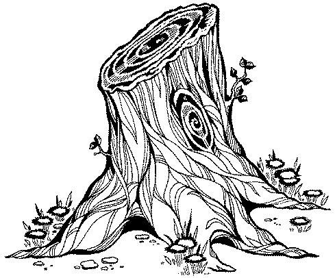 Gnarled black tree stump clipart 20 free Cliparts | Download images on