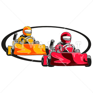 Gokart clipart.