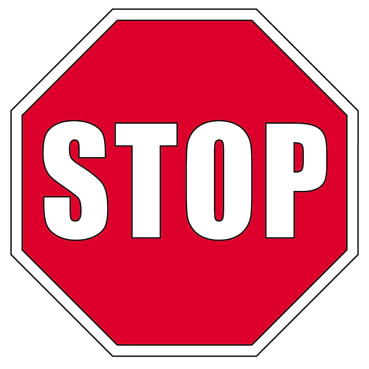 Stop go sign clipart.