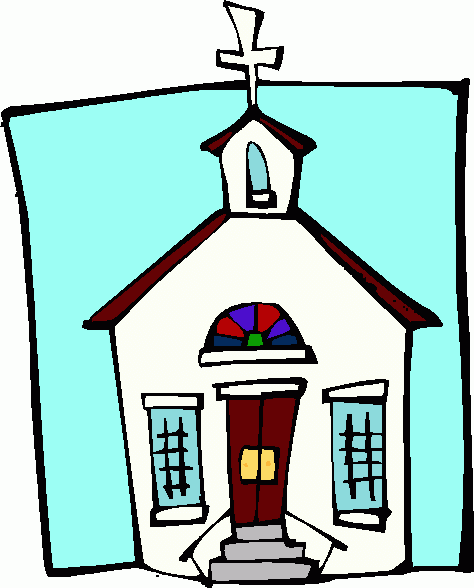 Family Going To Church Clipart.
