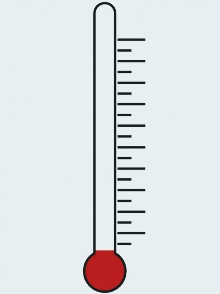 goal thermometer template.