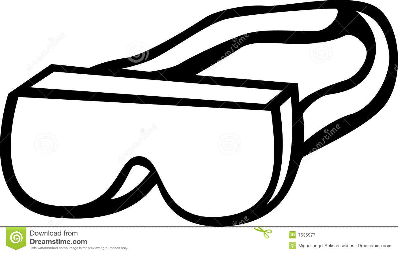 Safety Goggles Clipart.