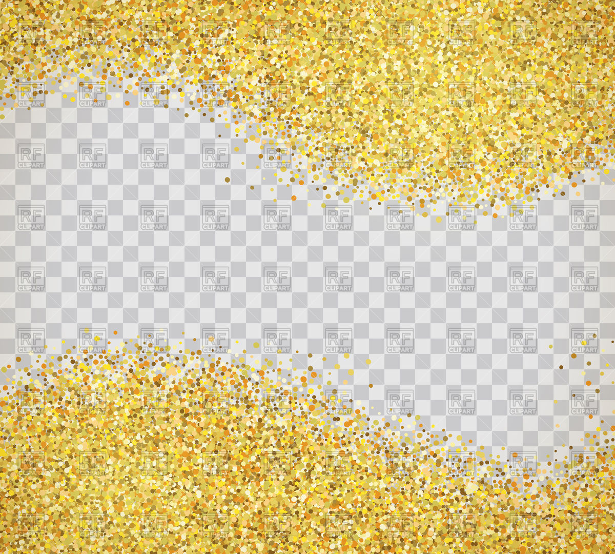 Gold clipart background.