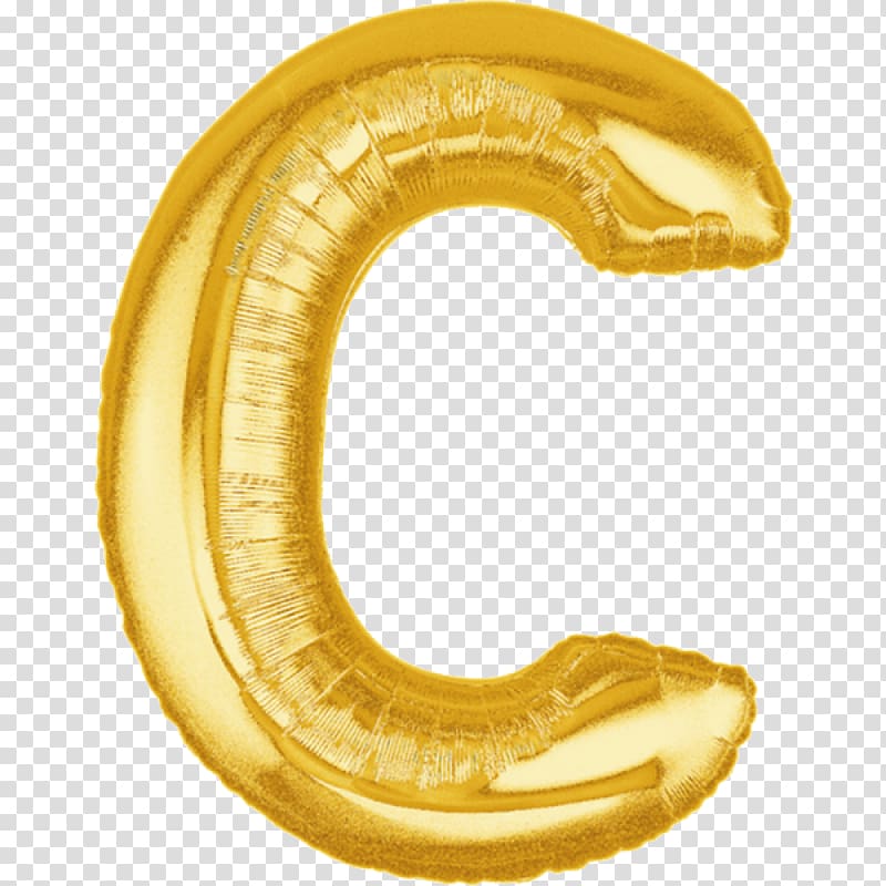 Mylar balloon Alphabet Gold Letter, balloon transparent.