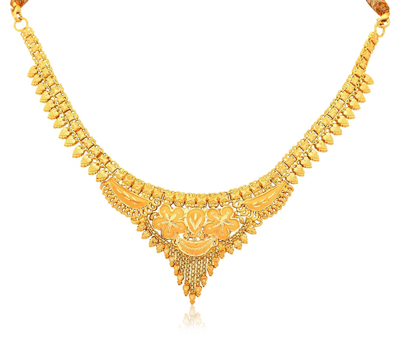 Download Free png gold necklace.
