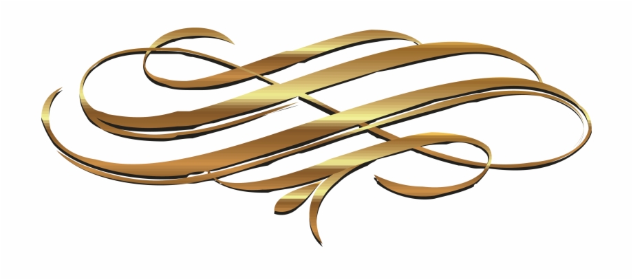 Euclidean Gold Ribbon Transprent Png Free Download.