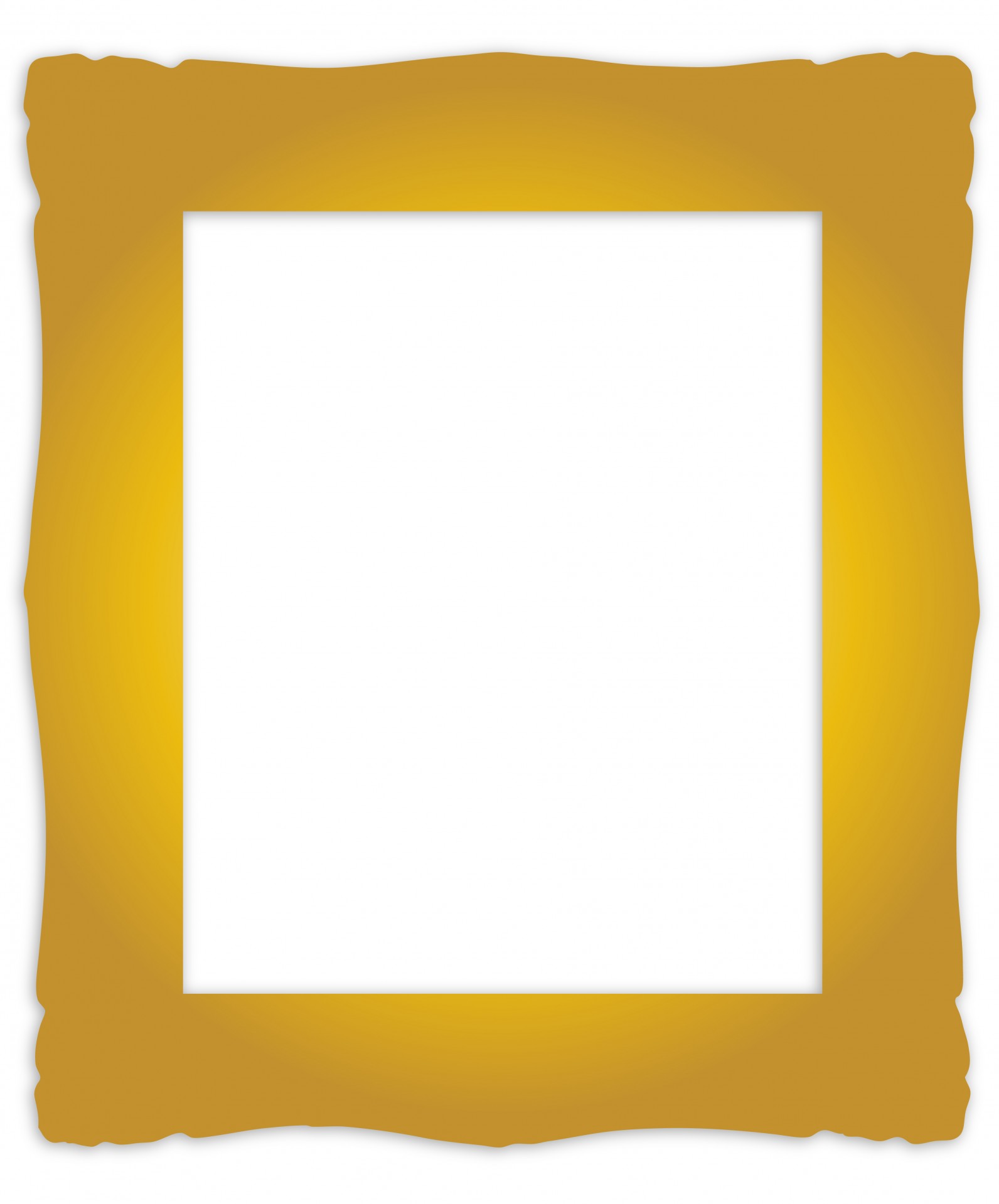 Gold Frame Vintage Clipart Free Stock Photo.