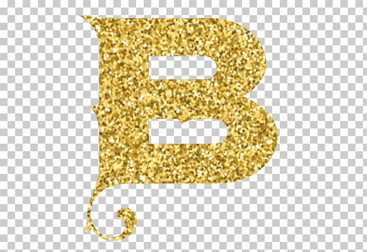 Alphabet Letter Gold Glitter Font, gold PNG clipart.